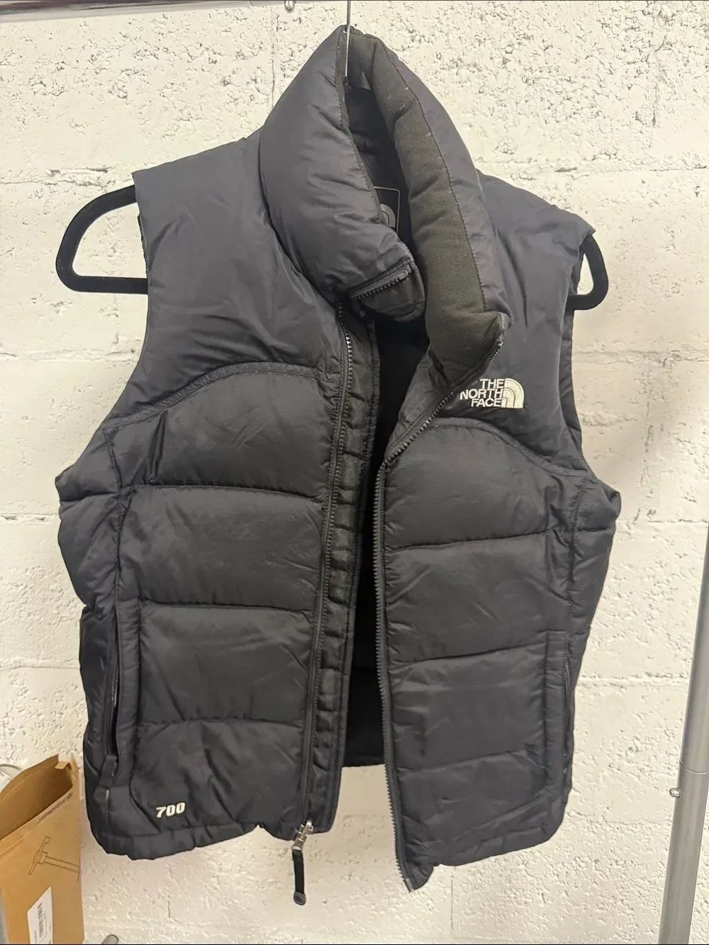 The North Face Black Down Puffer Vest 700 - Size XS Like New